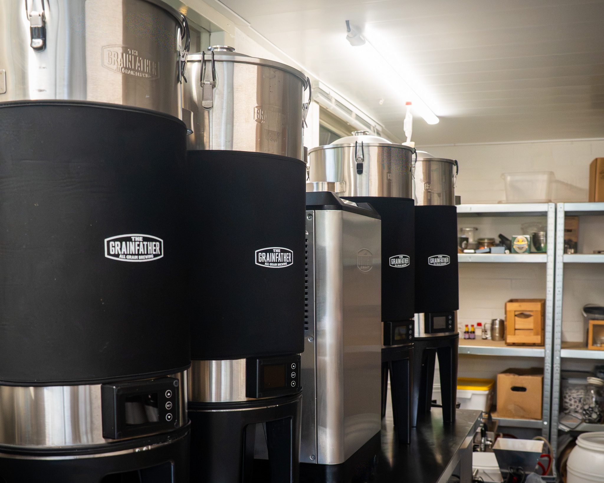De brouwketels van Bierbrouwerij Borne